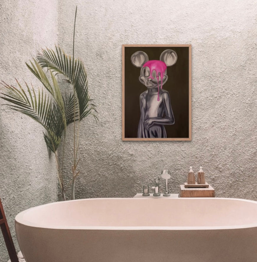 Pink drip Mouse